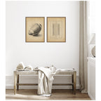 Vintage Football 2 Piece Framed Canvas Wall Art Set by The Creative Bunch Studio