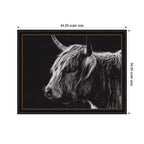 Scottish Highland by Crystal Lynn Collins Framed Wall Art Print