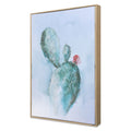 Coral Cactus Hand Painted Giclee