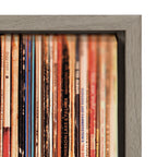 Sylvie Records Framed Canvas by Robert Cadloff of Bomobob