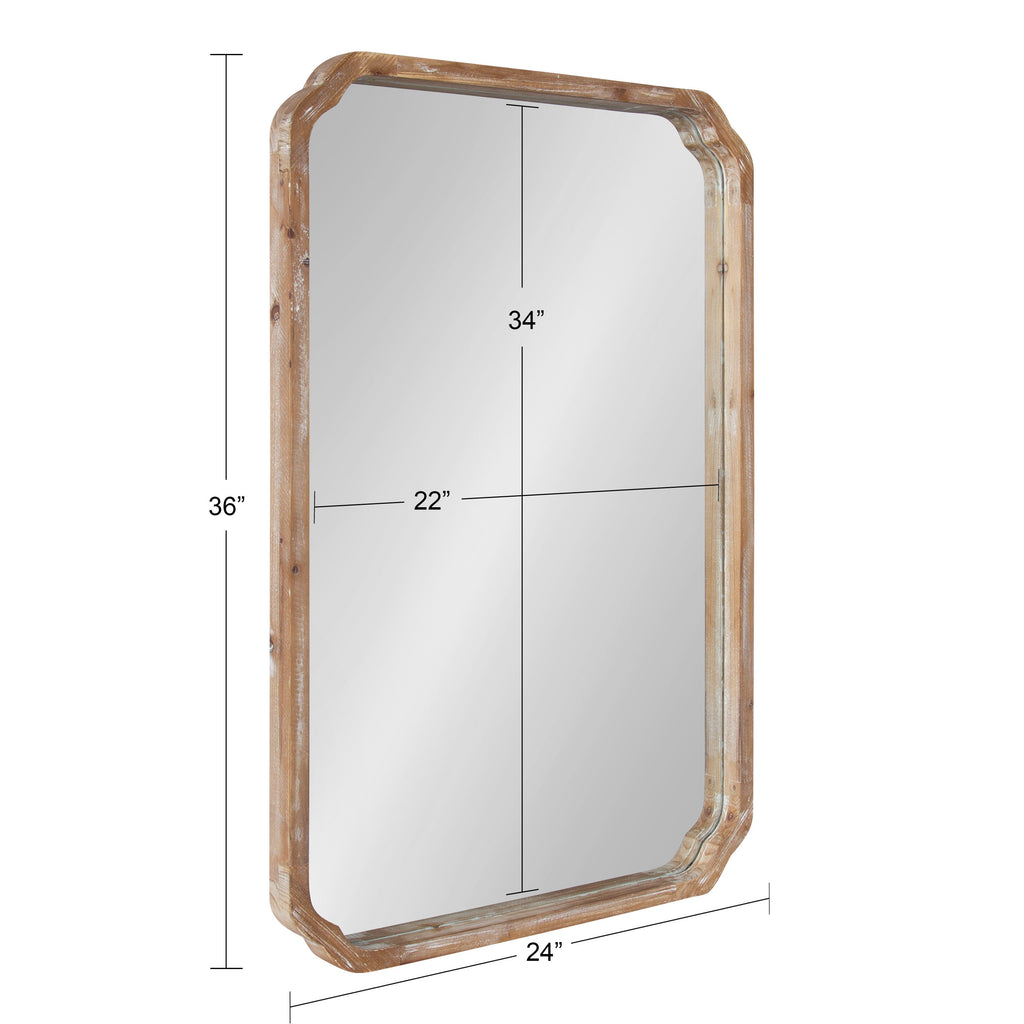 Marston Wood Framed Wall Mirror