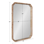 Marston Wood Framed Wall Mirror