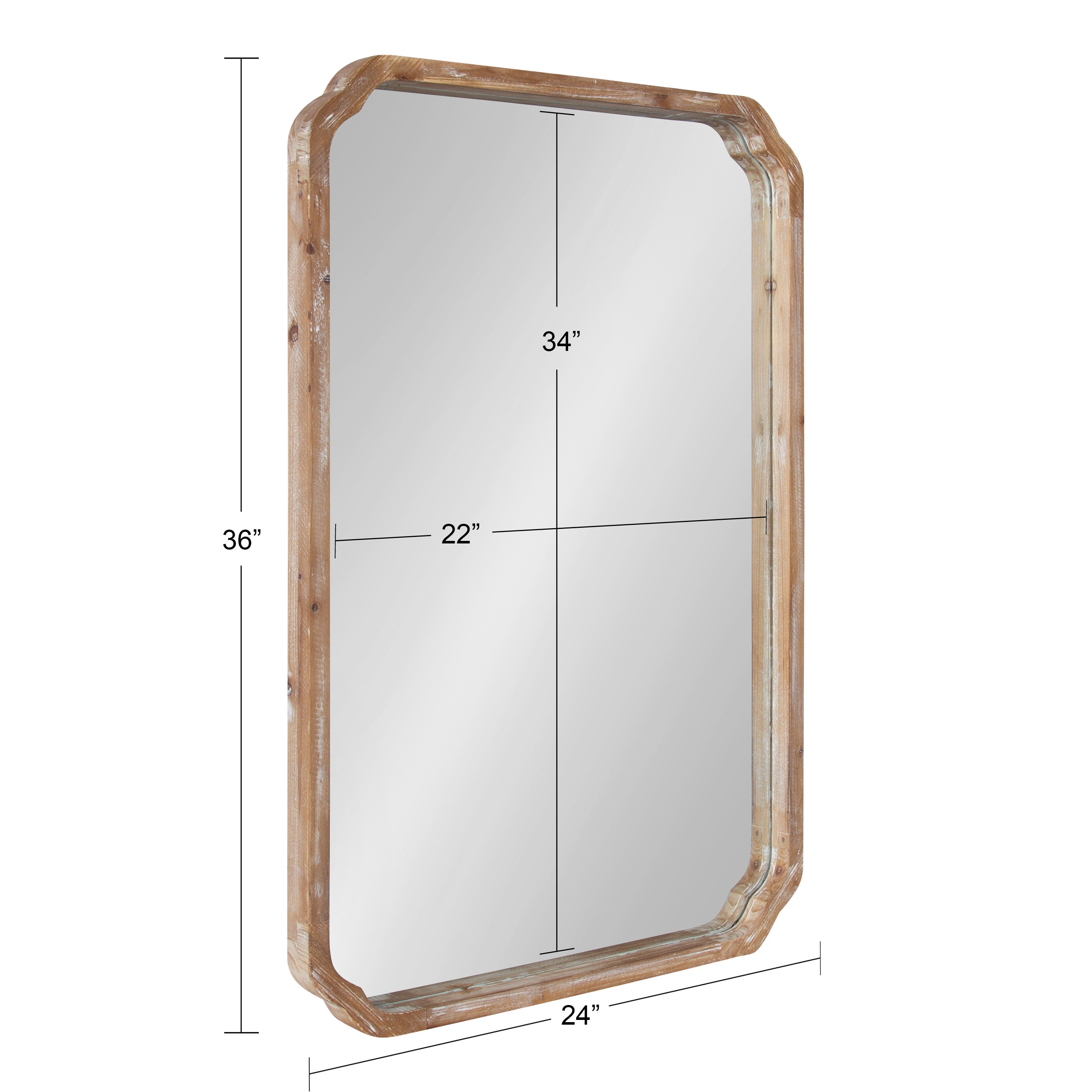 Marston Wood Framed Wall Mirror