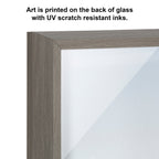 Blake Pale Blue Life Guard Tower Framed Printed Glass by Caroline Mint