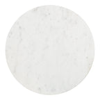Henshall Marble and Metal Round Side Table