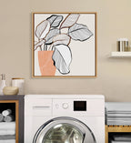 Sylvie Botanical Calathea 4 Framed Canvas by Dominique Vari