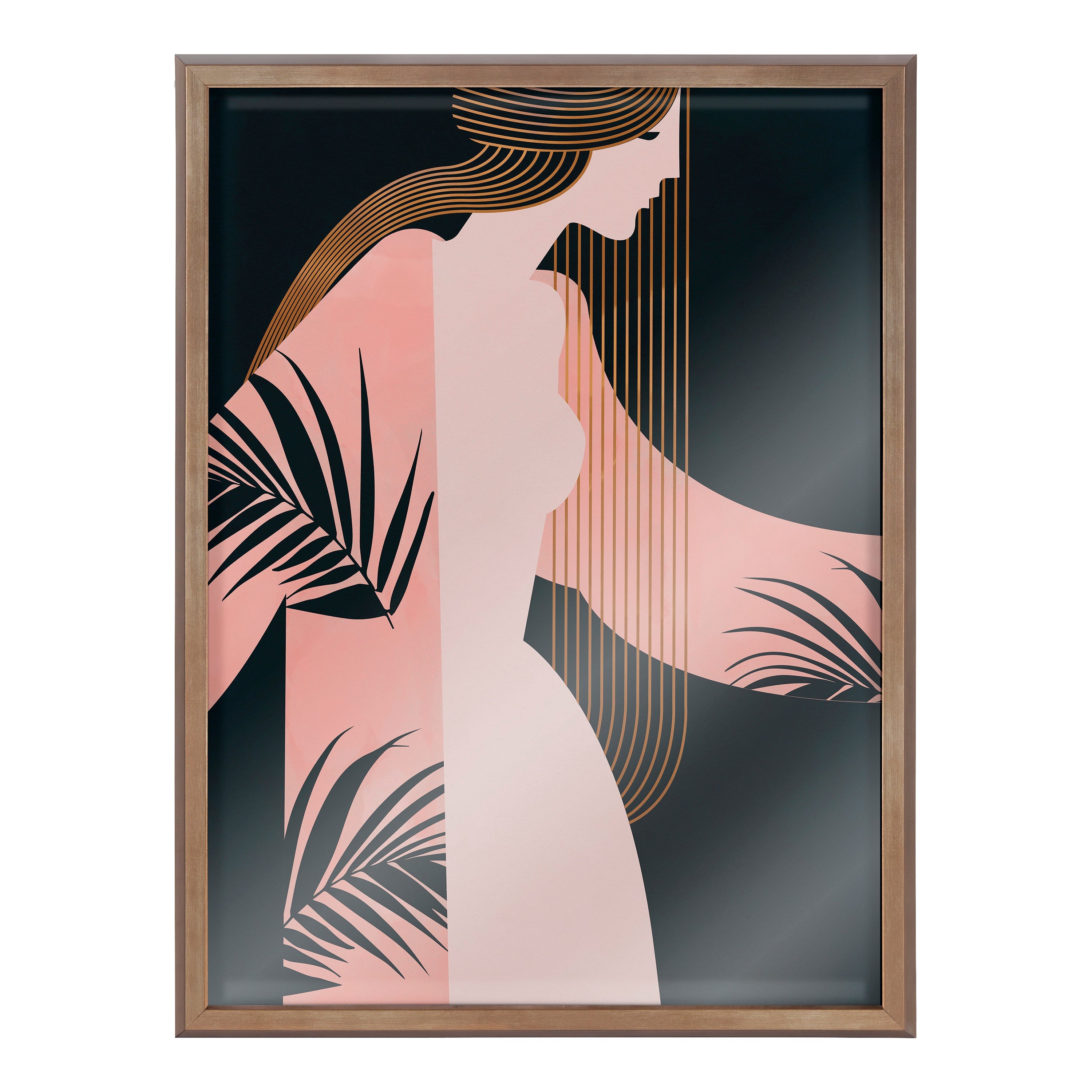 Blake Scent of Jasmine Framed Printed Glass by Alexander Ginzburg
