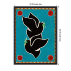 Sylvie Lush Duo 4 Birds Framed Canvas by Shatha Al Dafai