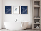 Blake Girl in a Bath Framed Printed Glass by Viola Kreczmer