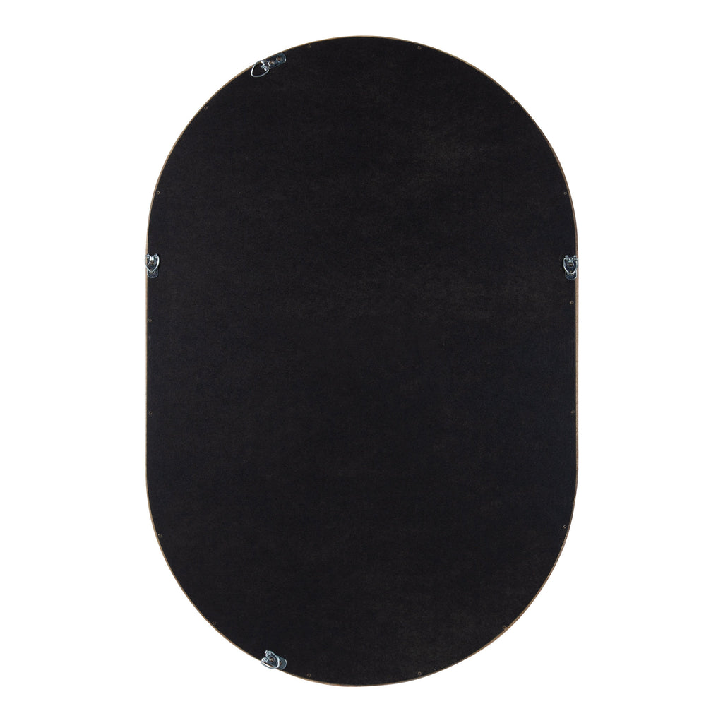 Hutton Wood Framed Capsule Mirror