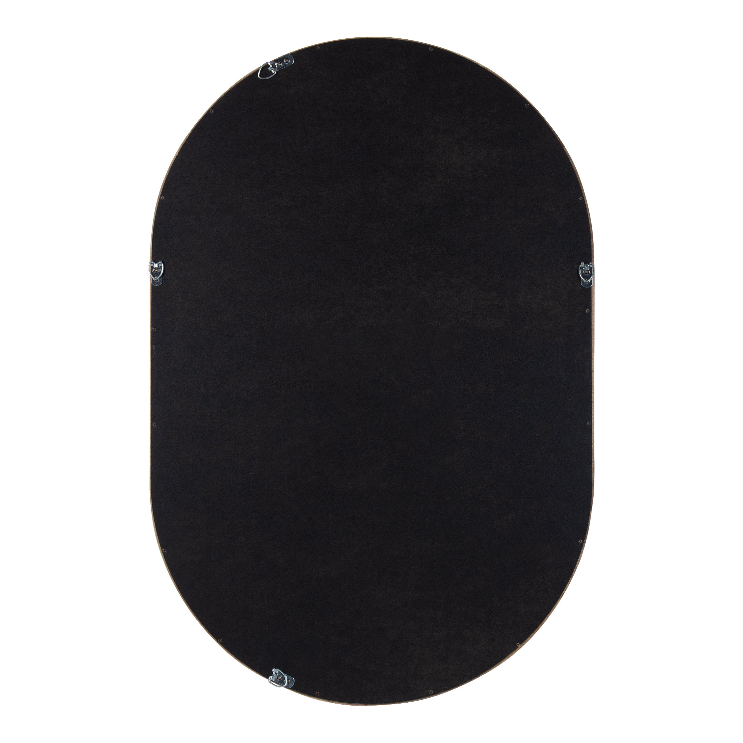 Hutton Wood Framed Capsule Mirror