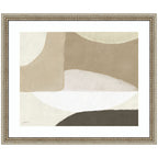 Abstract Neutral by Gabrielly Guedes Framed Wall Art Print