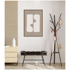 Organic Figures No. 1 by Gabrielly Guedes Framed Canvas Wall Art Print