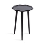 Alezar Scallop Wood Side Table