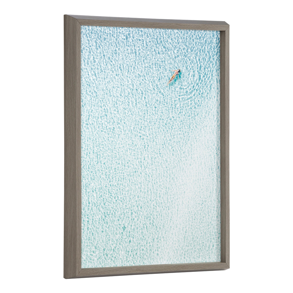 Blake Woman Floating Framed Printed Glass by Amy Peterson Art Studio