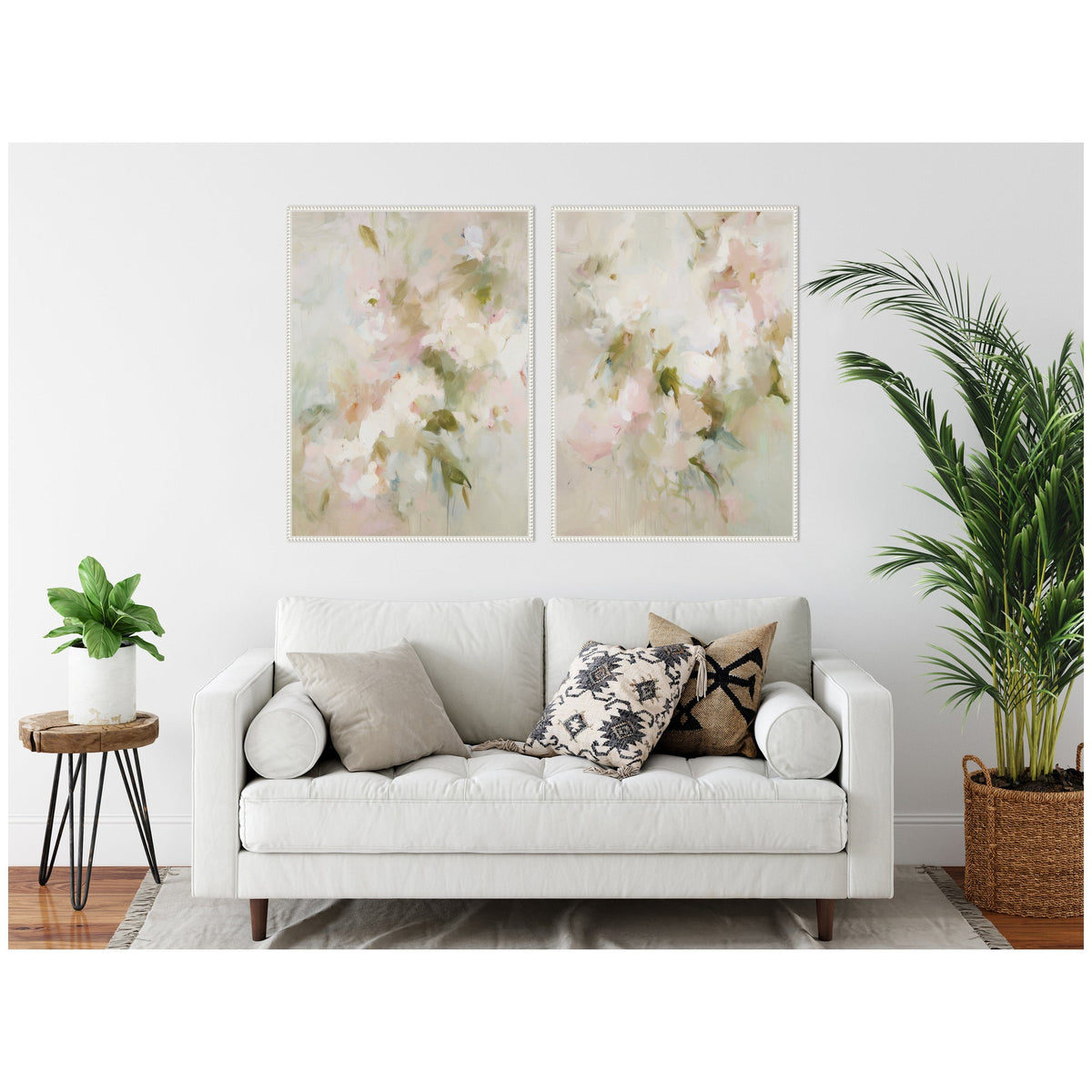 Bloom No. 1 & No. 2 2 Piece Framed Canvas Wall Art Set by Amy Lighthall