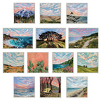 Sylvie Mount Rainier Framed Canvas by Emily Kenney
