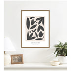 Exposition d Art Les Fleurs by Gabrielly Guedes Framed Canvas Wall Art Print
