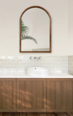 Hutton Wood Framed Arch Mirror