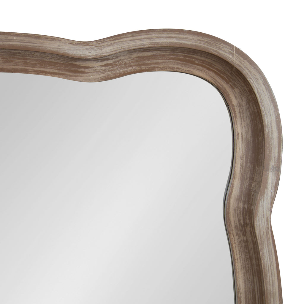 Hatherleigh Scallop Wood Wall Mirror