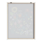 Blake Dark Flora Framed Printed Glass by Hannah Beisang