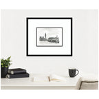 Postcard London by Teju Reval Framed Wall Art Print