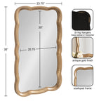 Hatherleigh Scallop Wood Wall Mirror