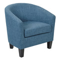 Work Smart/Ave Six Ethan Tub Chair, Blue Denim