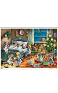 Adventchildren In Bed Each