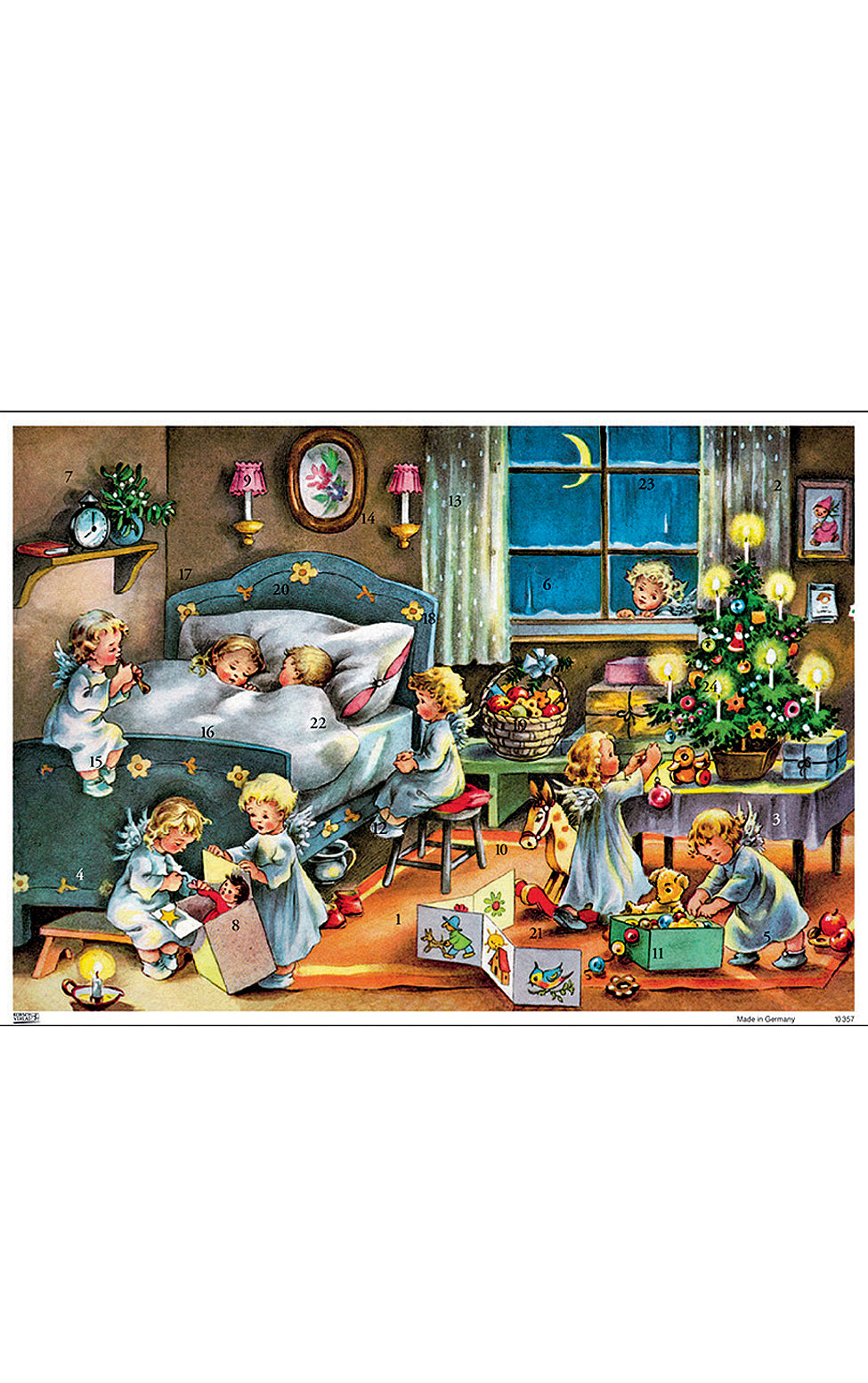 Adventchildren In Bed Each