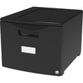 Storex 18 Stackable File Drawer - 18.3 x 14.8 x 12.8 - 1 x Drawer(s) for File - Stackable, Lightweight, Durable, Moisture Resist