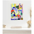 Sylvie Abstract 07 Framed Canvas by Emma Daisy