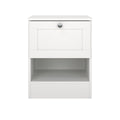Billund 1 Drawer Nightstand, White