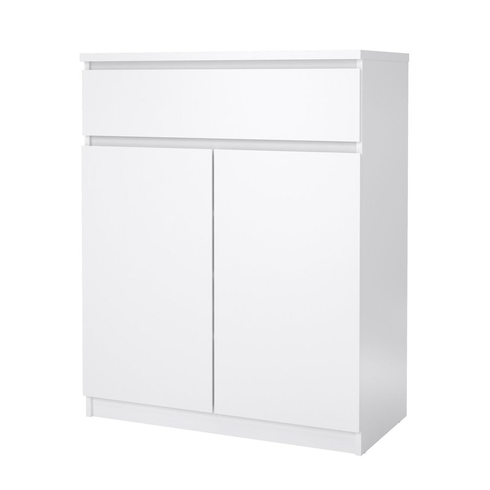 Scottsdale 1 Drawer, 2 Door Sideboard, White High Gloss
