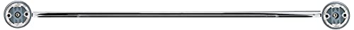 Grohe 40802001 Essentials Metal 7.28-In. Double Towel-Rail, 26.182 X 4.725 X 2.363, Starlight Chrome