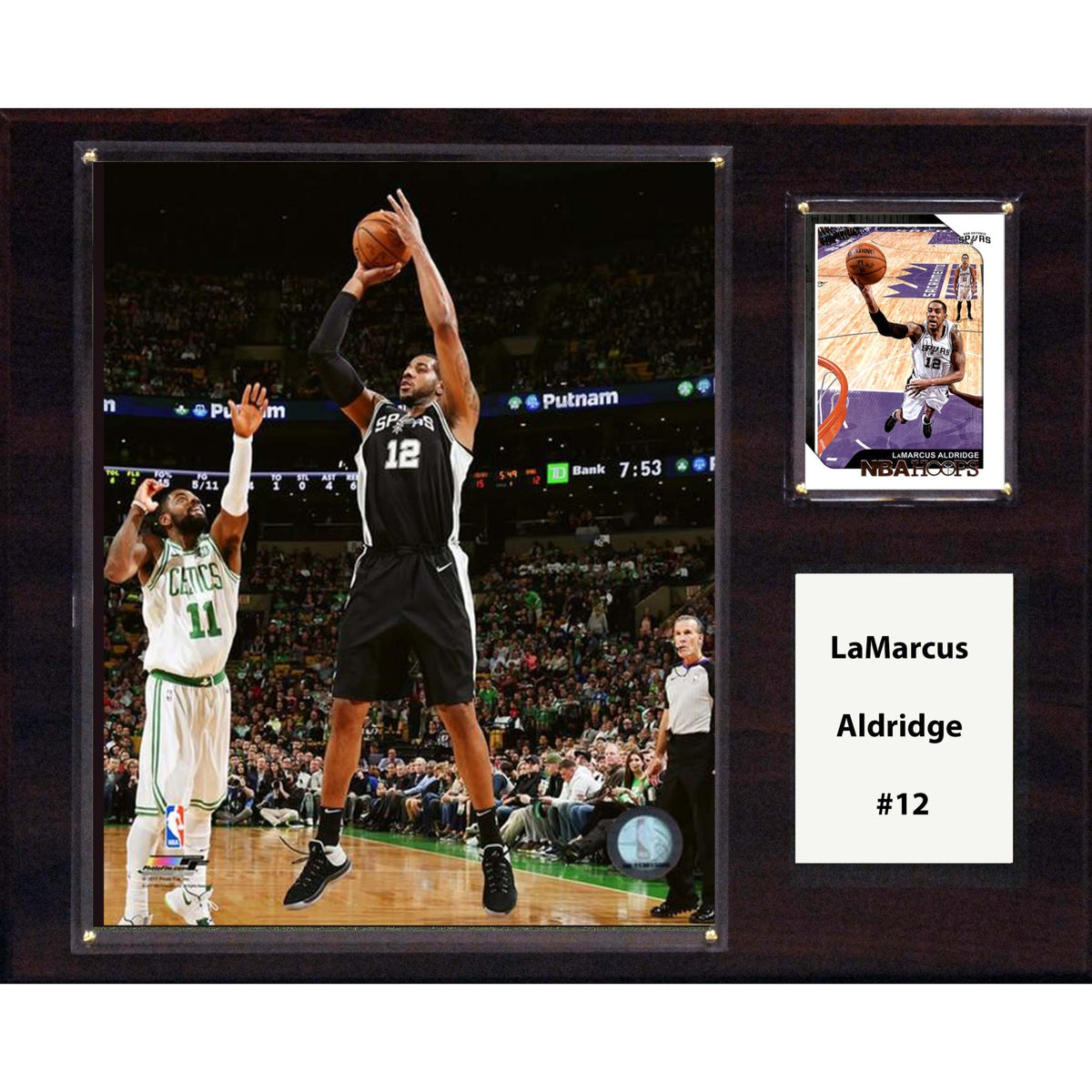 Nba 12 Inch X15 Inch  Lamarcus Aldridge San Antonio Spurs Player Plaque