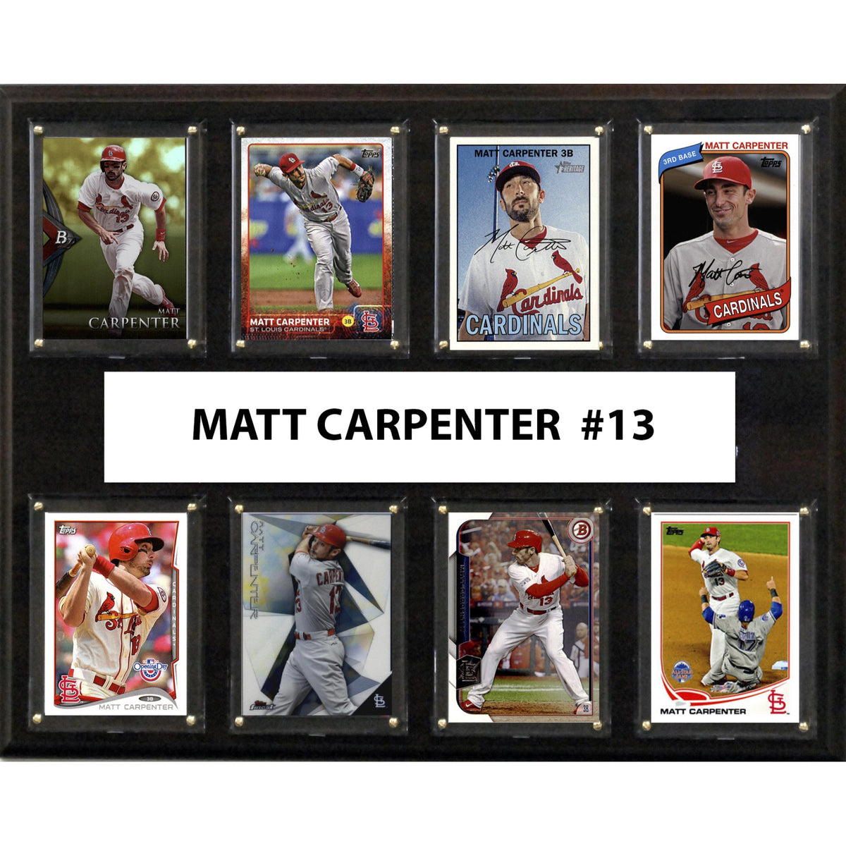 Mlb 12 Inch X15 Inch  Matt Carpenter St.Louis Cardinals 8Card Plaque