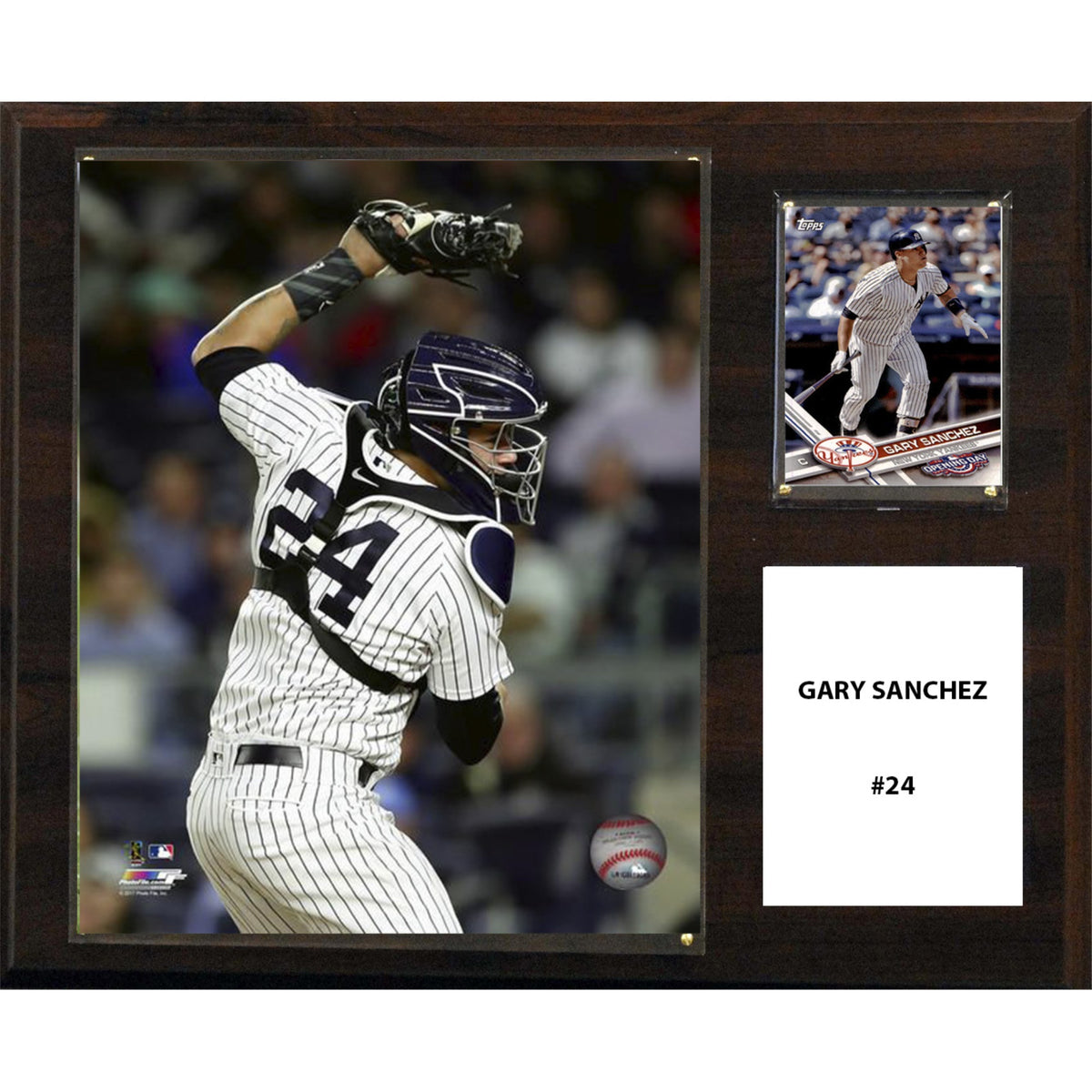 Nfl 12 Inch X15 Inch  Gary Sanchez New York Yankees Player Plaque