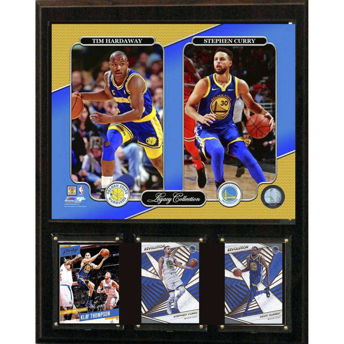 Nba 12 Inch X15 Inch  Tim Hardaway Stephen Curry Golden State Warriors Legacy Collection Plaque