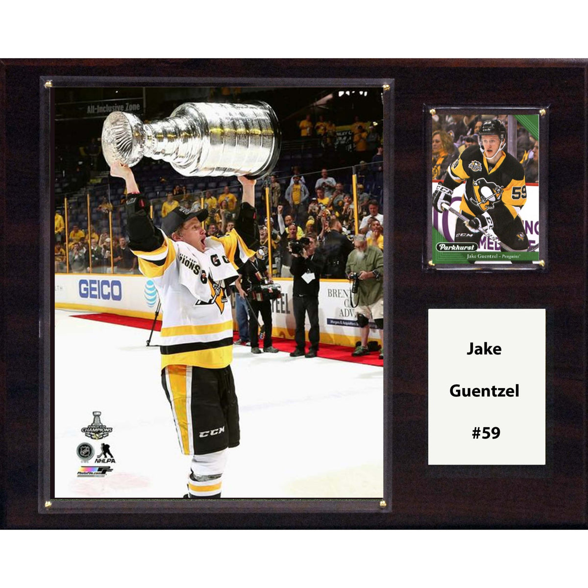 Nhl 12 Inch X15 Inch  Jake Guentzel Pittsburgh Penguins Player Plaque