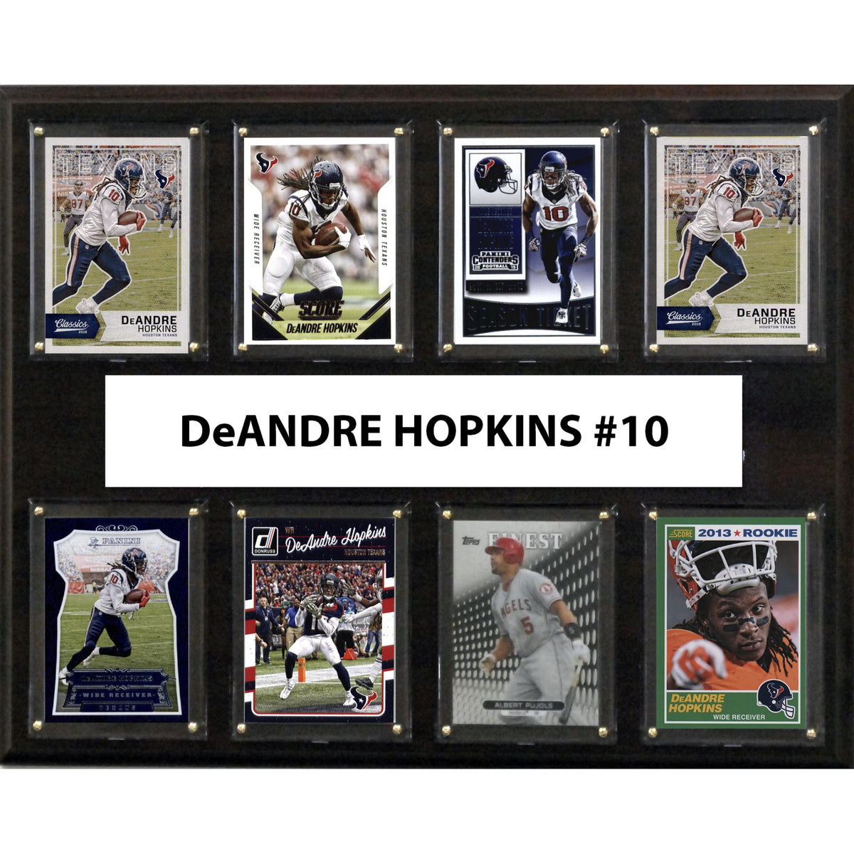Nfl 12 Inch X15 Inch  Deandre Hopkins Houston Texans 8Card Plaque