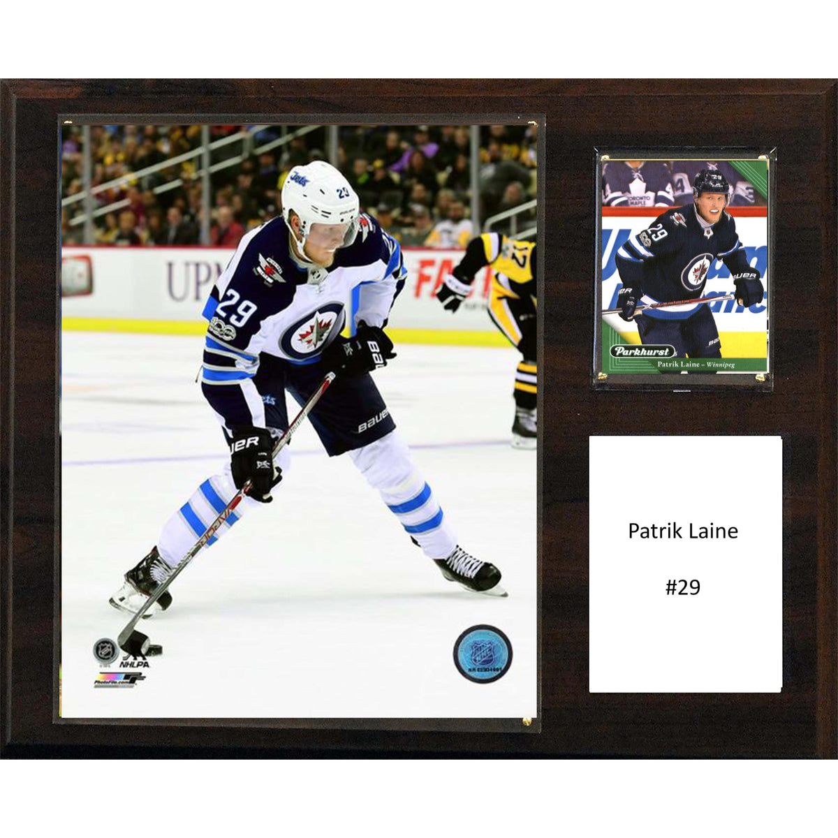 Nhl 12 Inch X15 Inch  Patrik Laine Winnipeg Jets Player Plaque