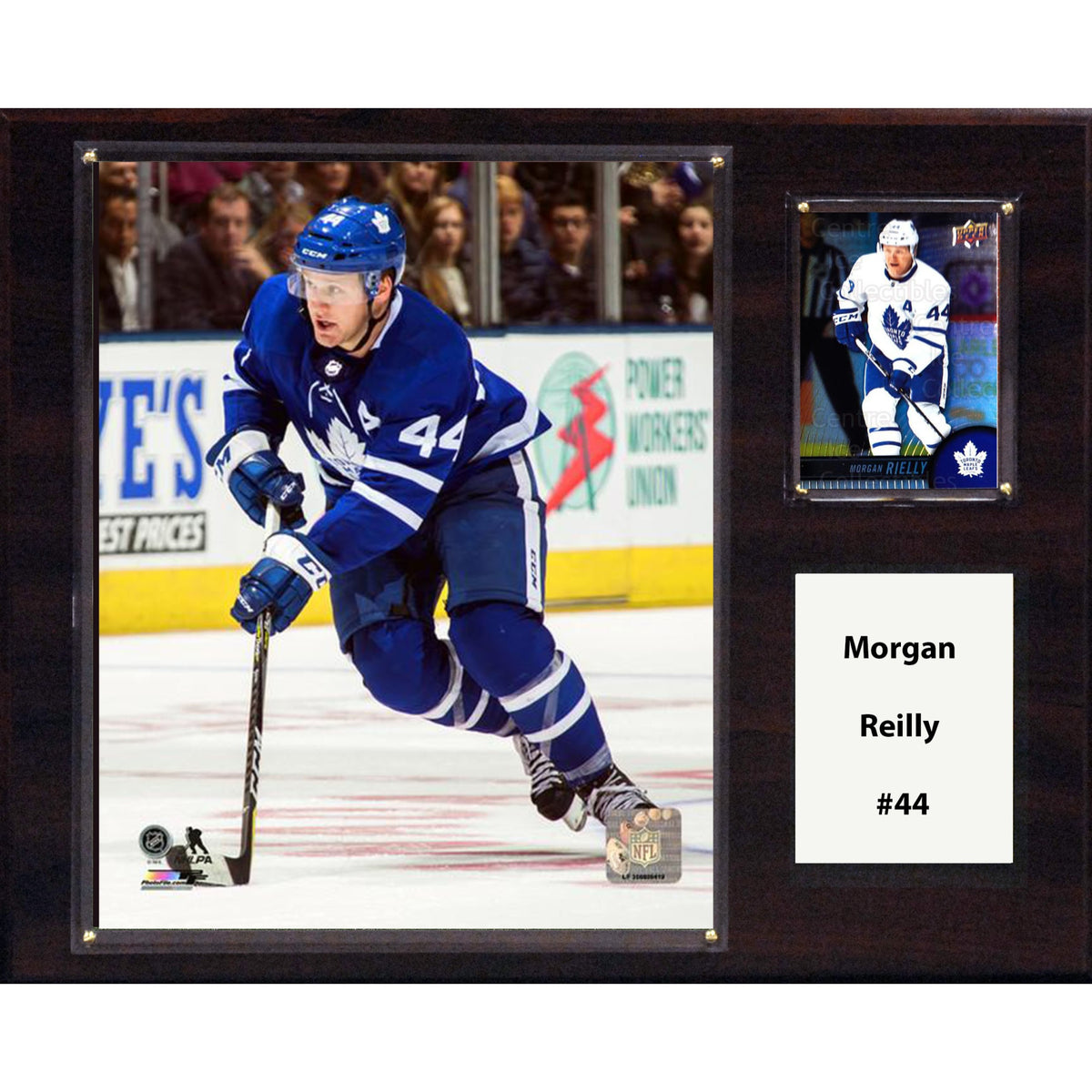 Nhl 12 Inch X15 Inch  Morgon Reilly Toronto Maple Leafs Player Plaque