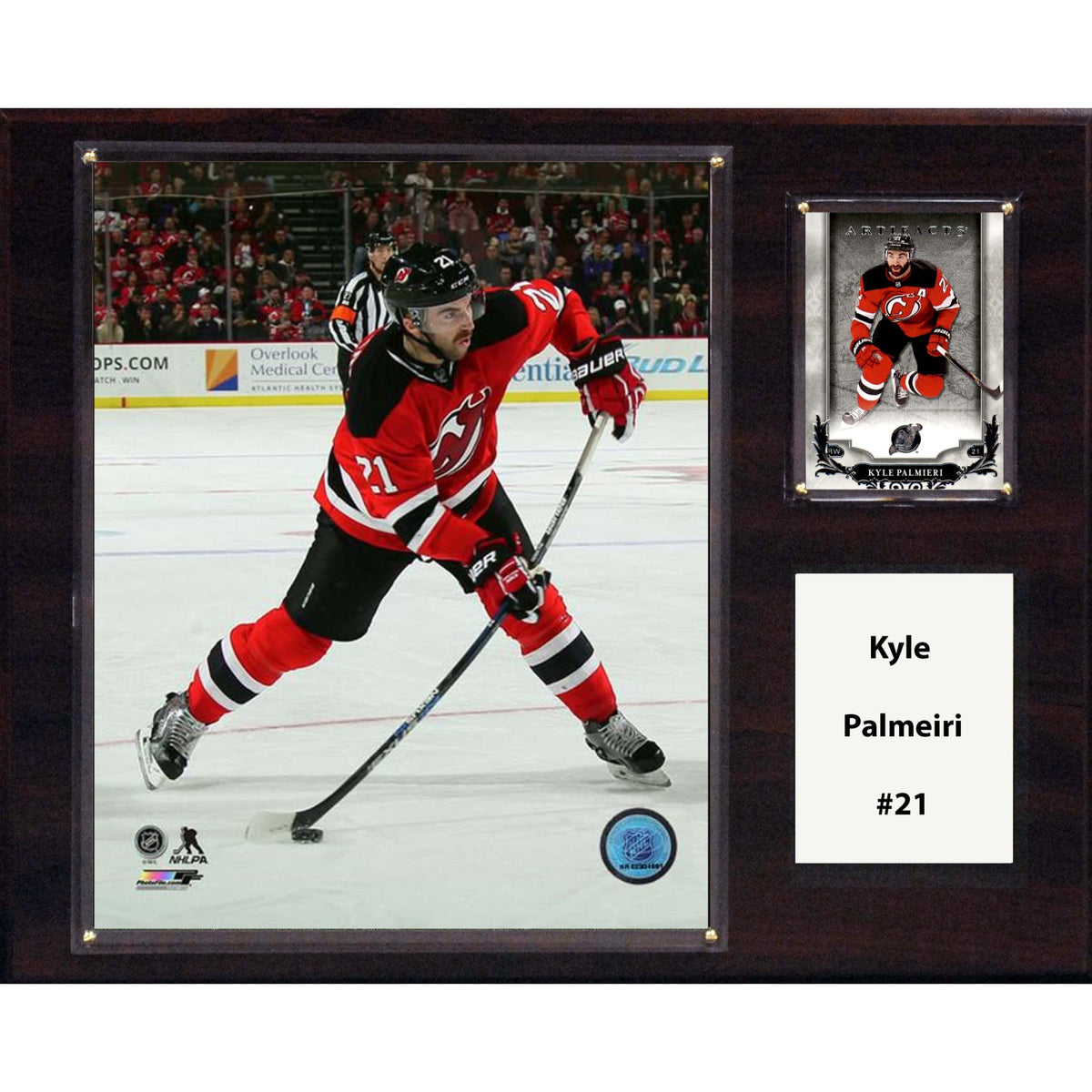 Nhl 12 Inch X15 Inch  Kyle Palmeiri New Jersey Devils Player Plaque