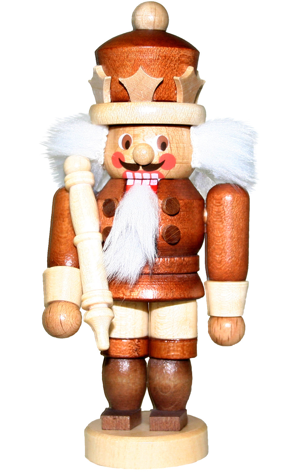 Alexander Taron Importer 13-0500 Christian Ulbricht Mini Nutcracker-King-4.25" H X 2" W X 1.5" D, 4", Brown