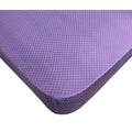 Organic Cotton Crib Fitted Sheets Purple Check
