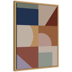 Modern Bohemian Pattern 1 by The Creative Bunch Studio Framed Canvas Wall Art Print