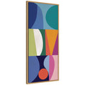 Abstract 02 Panel 2 by Rachel Lee Framed Canvas Wall Art Print