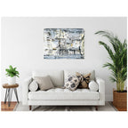 Sylvie Brooklyn Bridge Horizontal Framed Canvas by Leah Nadeau