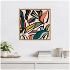 Fanciful Ficus SQ Expansion by Alicia Bock Framed Canvas Wall Art Print